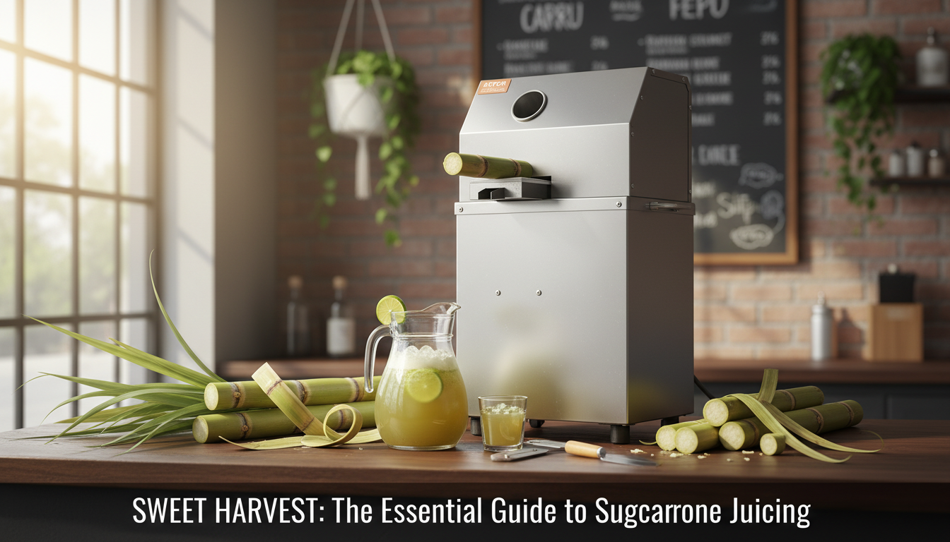 800W Stainless Steel Sugar Cane Juicer: 3/4 Rollers