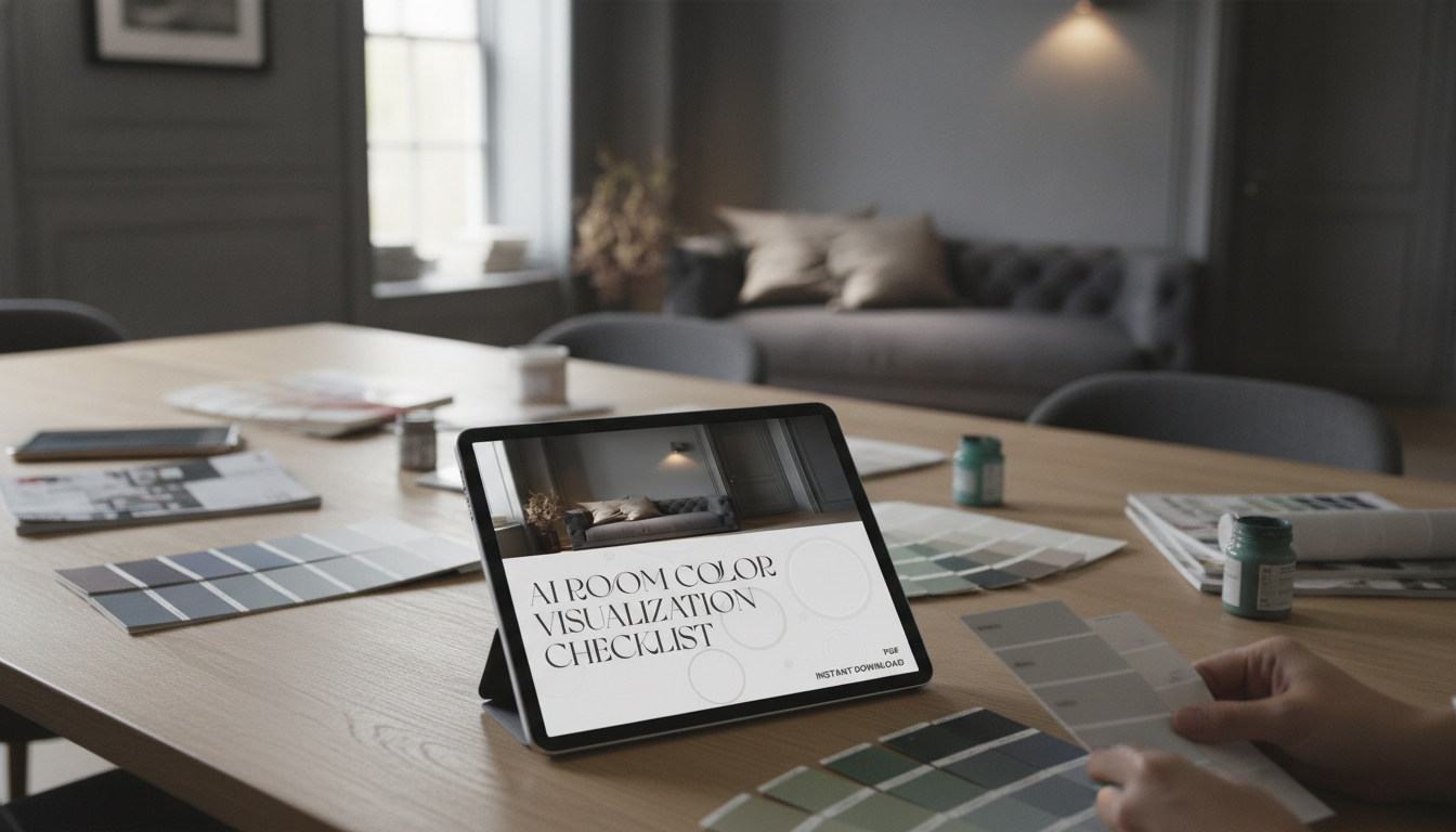 AI Paint Color Checklist: Visualize, Test, Choose Confidently