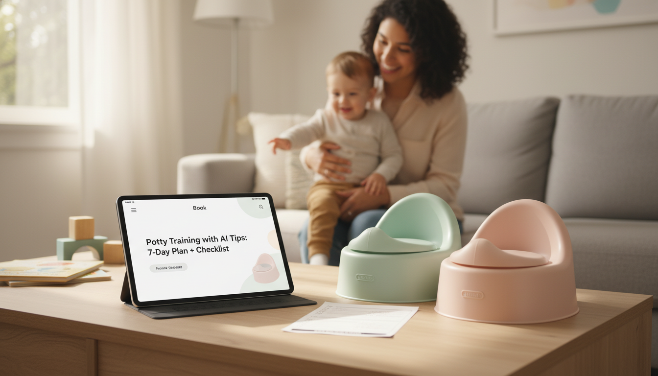 Potty Training with AI Tips: 7-Day Plan + Checklist