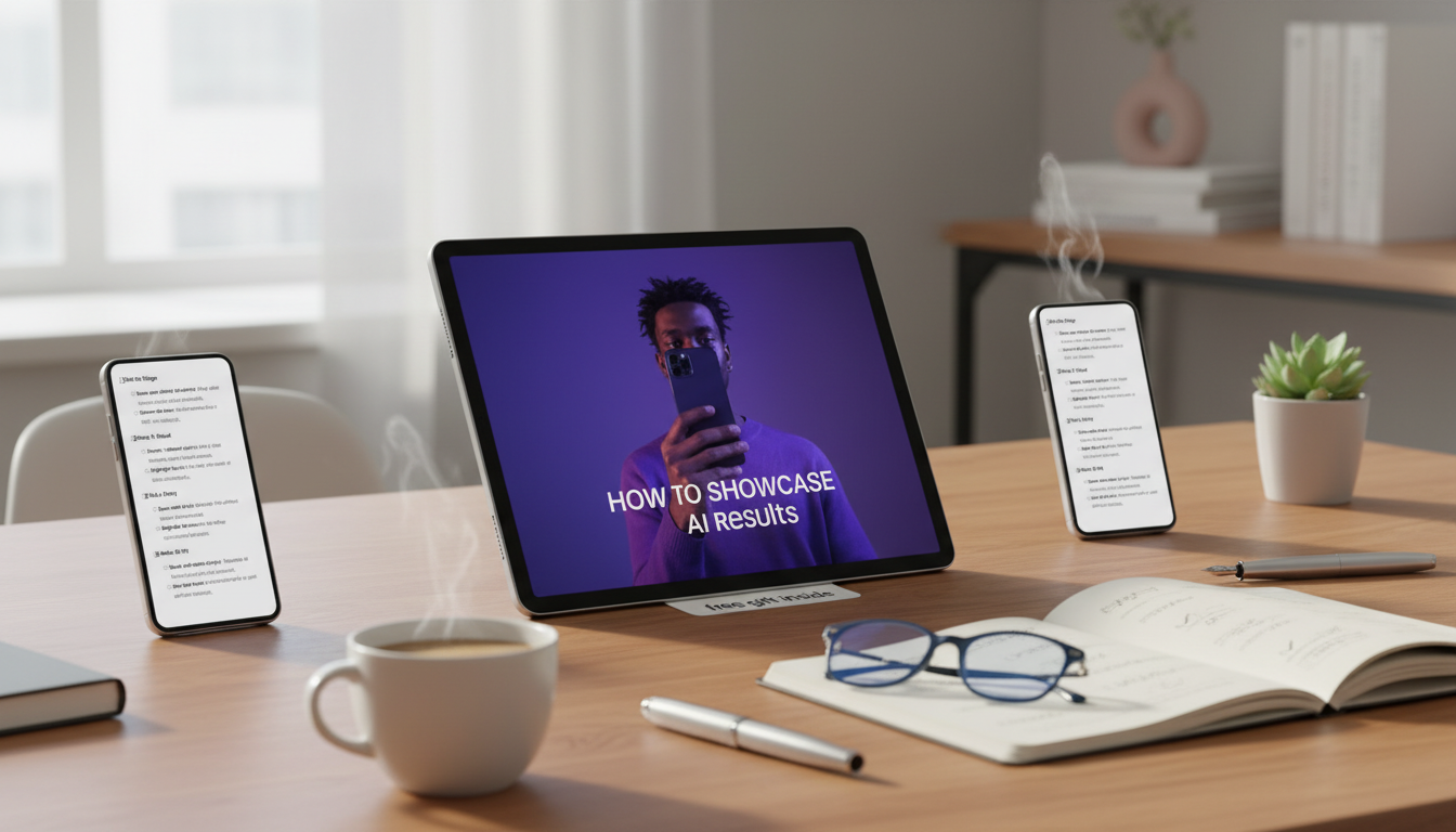 AI Results Reporting: Visual Checklist Clients Approve Fast