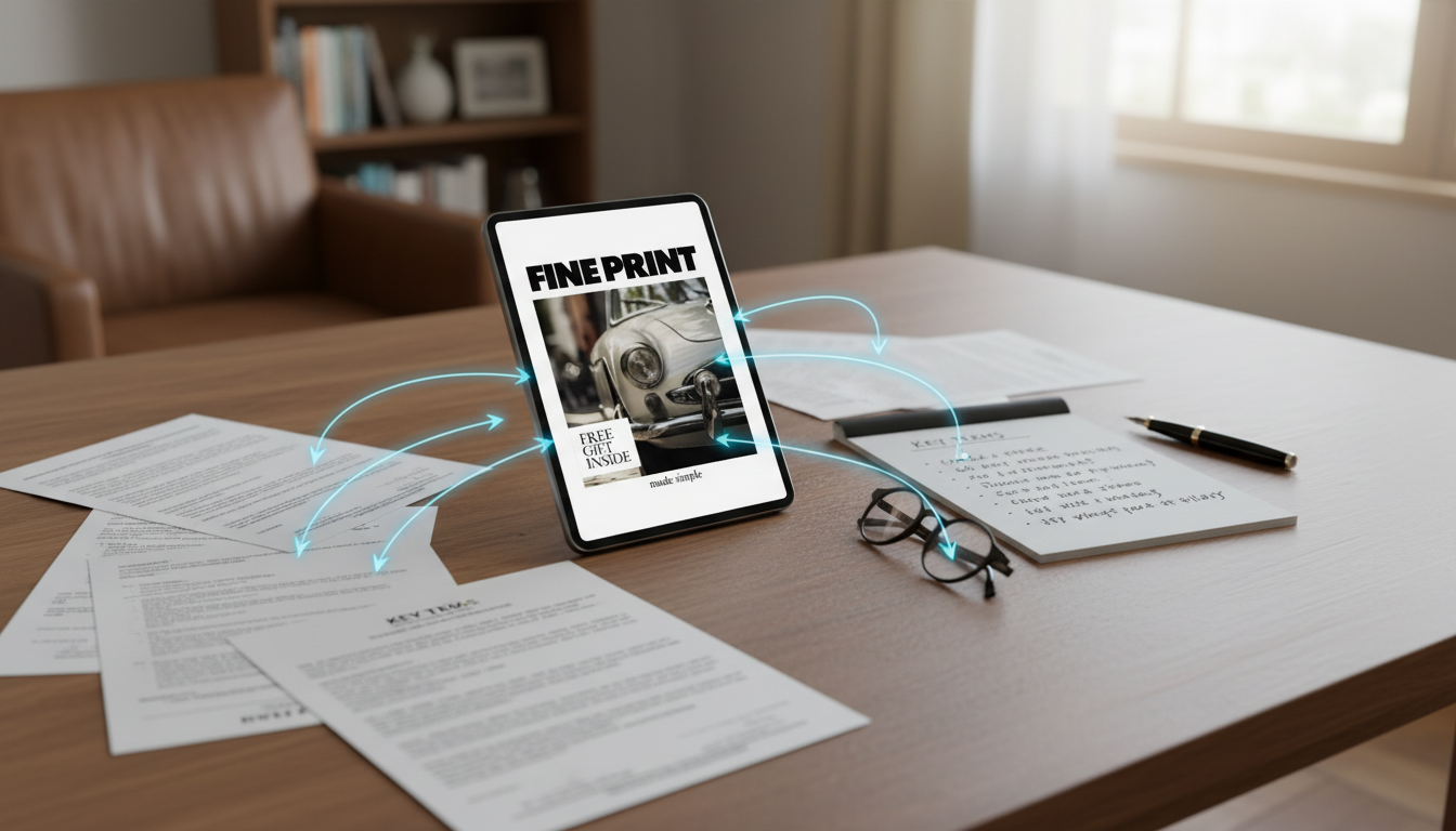 Car Financing Fine Print: APR, Fees & Add-Ons Explained