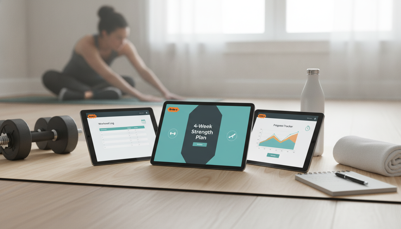 Free Weight Starter Bundle: 4-Week Plan + Tracking