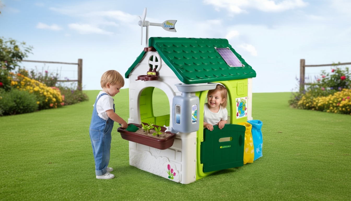 Eco Playhouse for Kids: Recycling & Gardening Activities