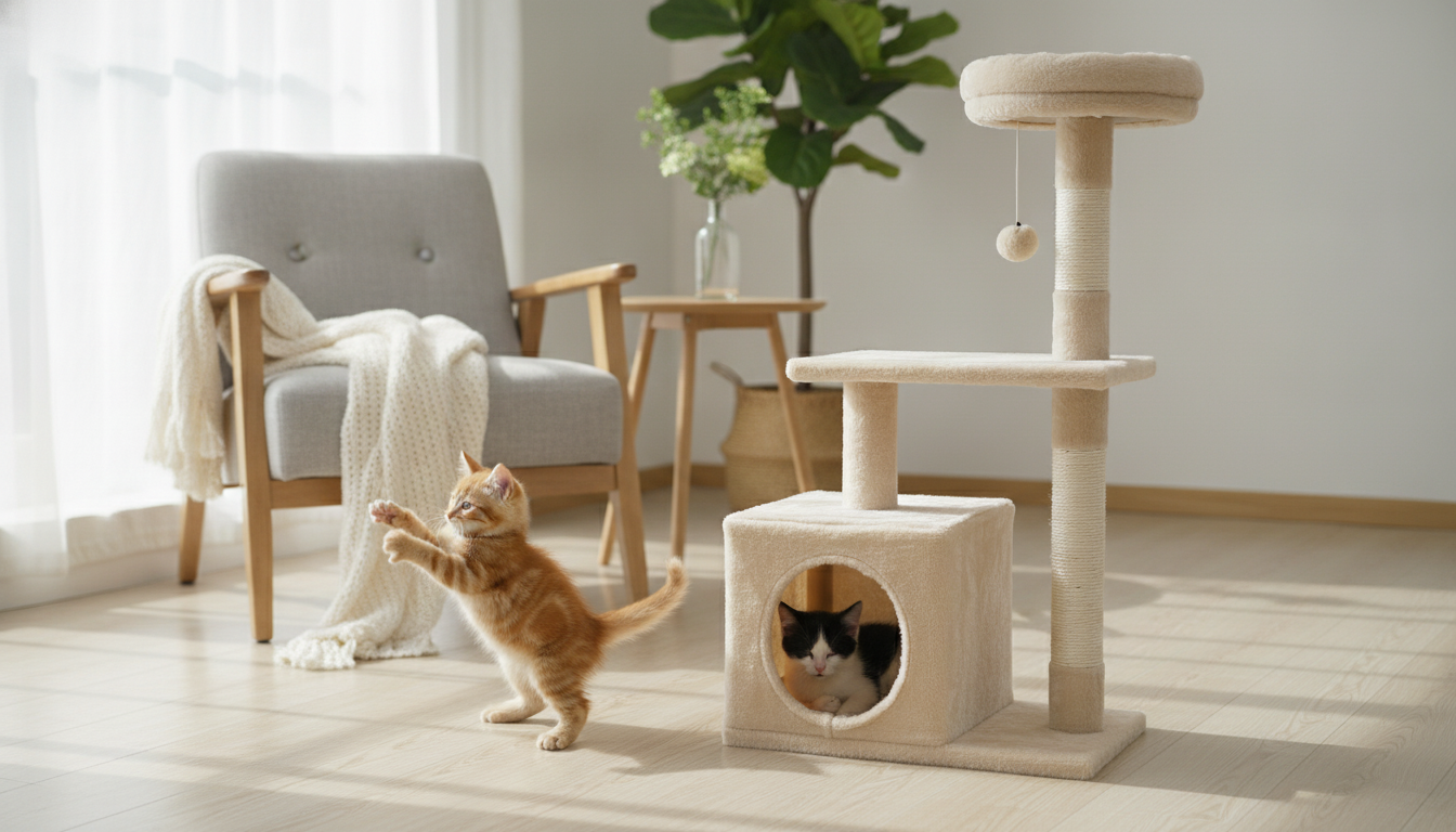 Best Small Cat Tree with Sisal Post for Kittens