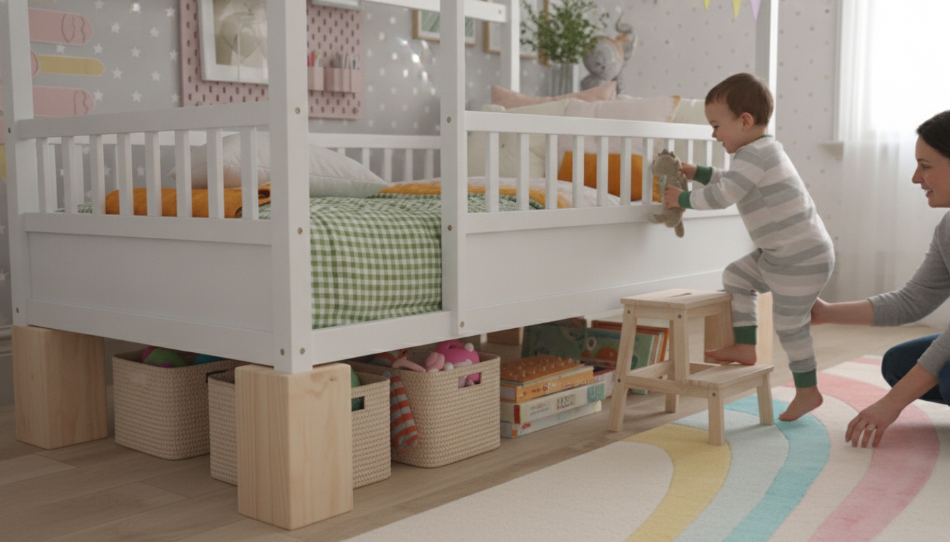 Raise a Floor Bed: 4 Stable, Simple Height Options