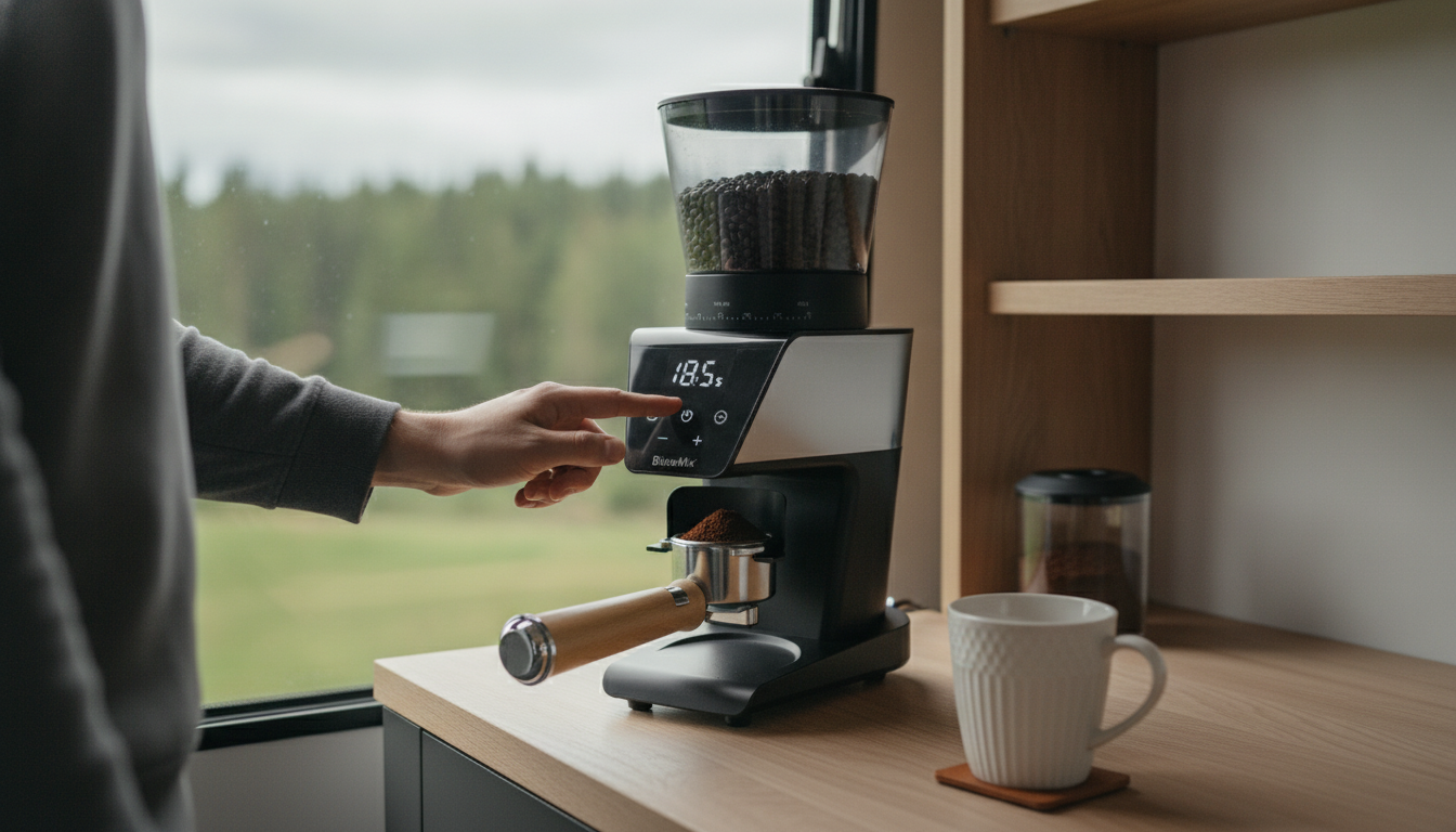 LCD Grinder Timer: Set a Consistent Coffee Dose