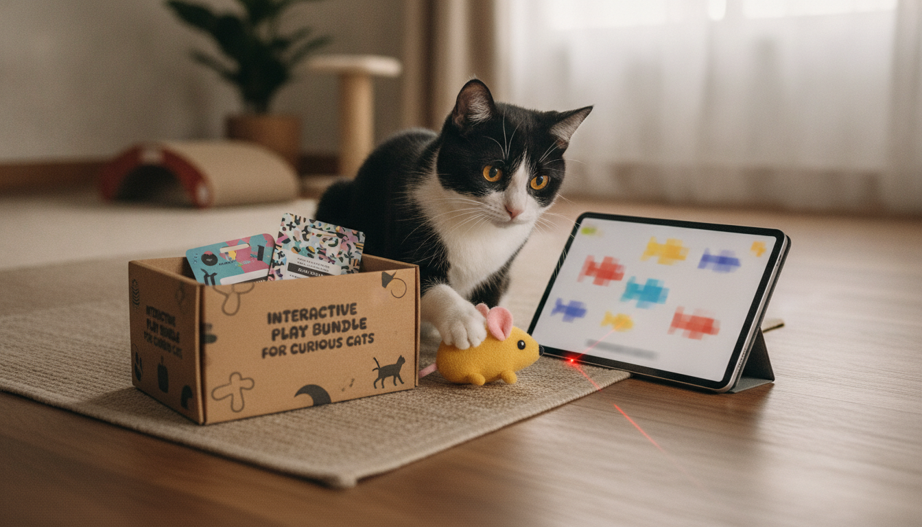 Digital Cat Enrichment Bundle: 7-Day Interactive Play Plan