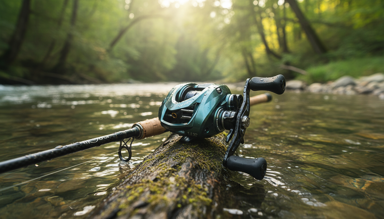 Ultra-Light Carbon Baitcaster: 3D Brake, 8.1:1 Speed