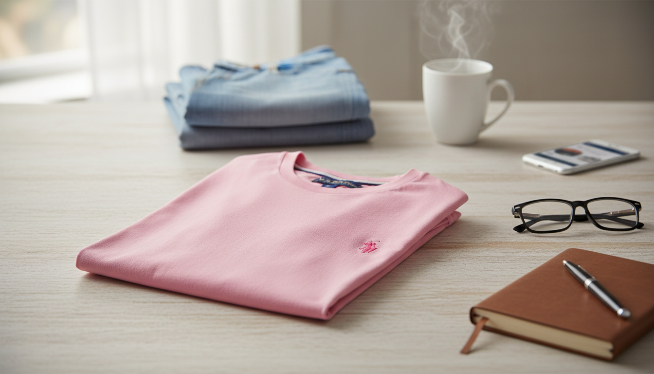 How to Style a U.S. Polo Assn. Pink Polka Dot Tee