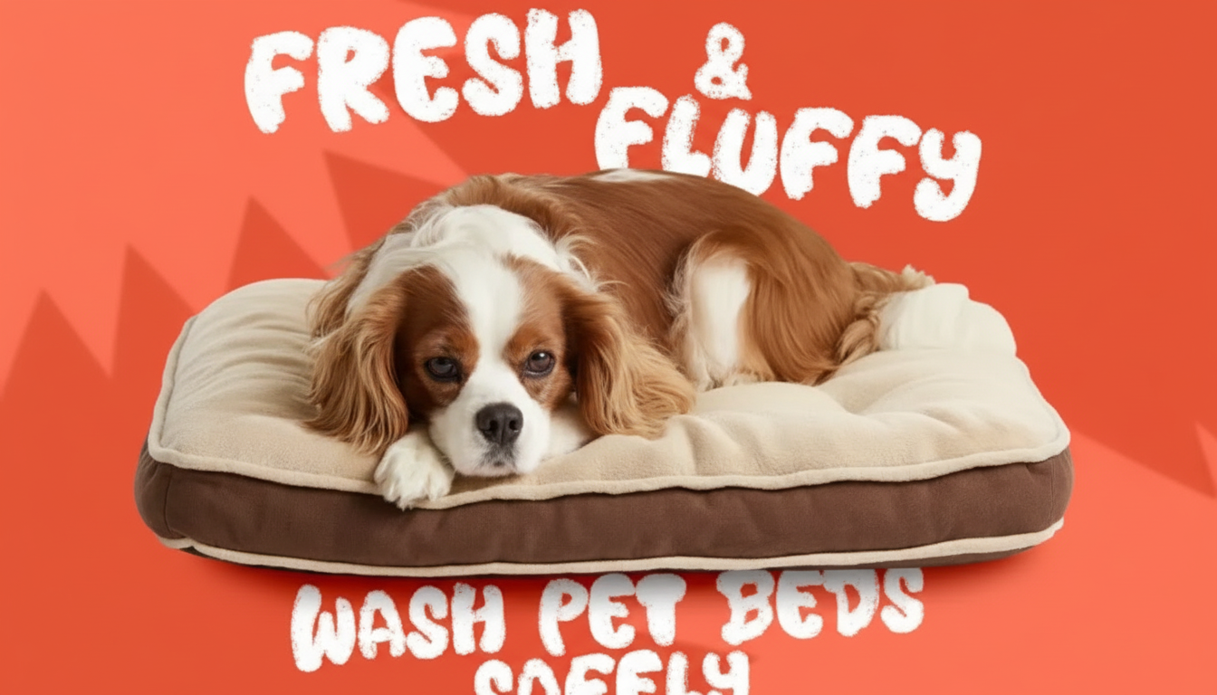 Wash Pet Beds Safely: Keep Covers Fluffy, Foam Intact