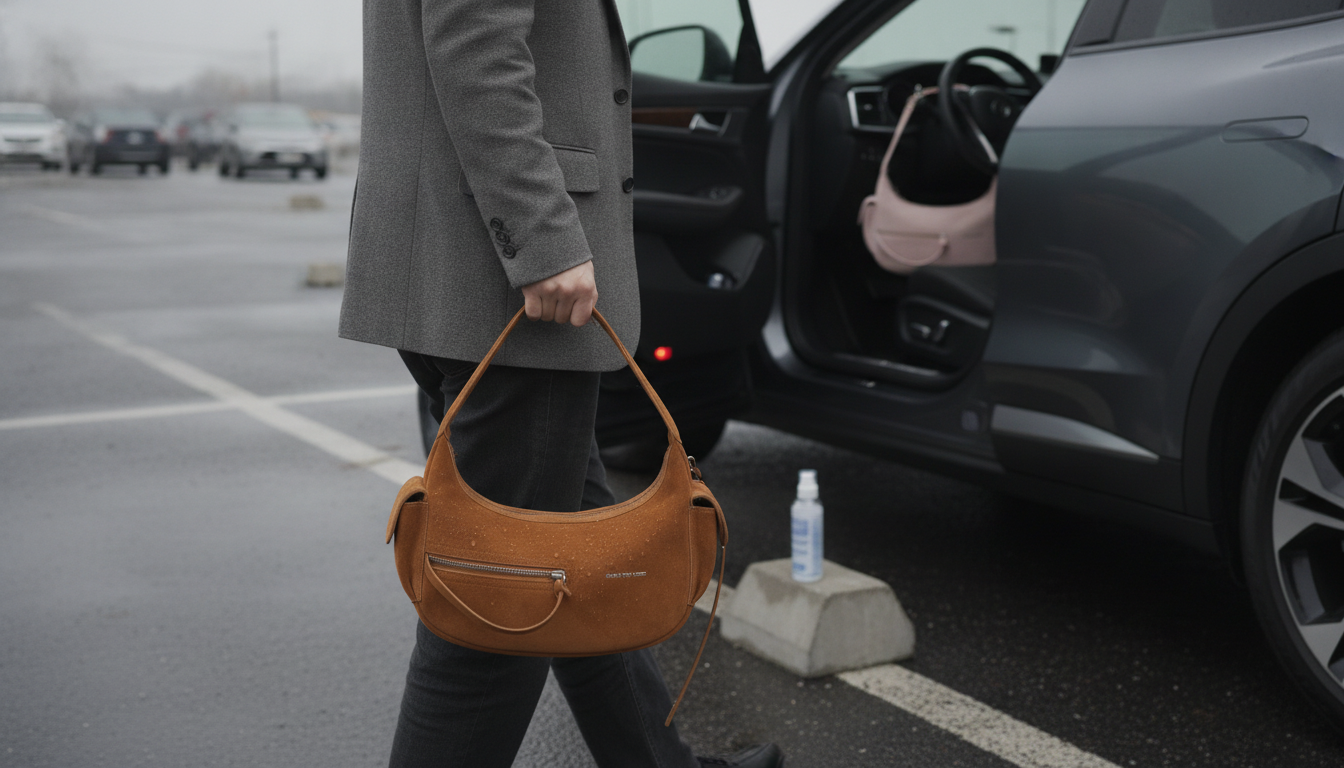 Protect a Suede Handbag: Water & Stain Prevention