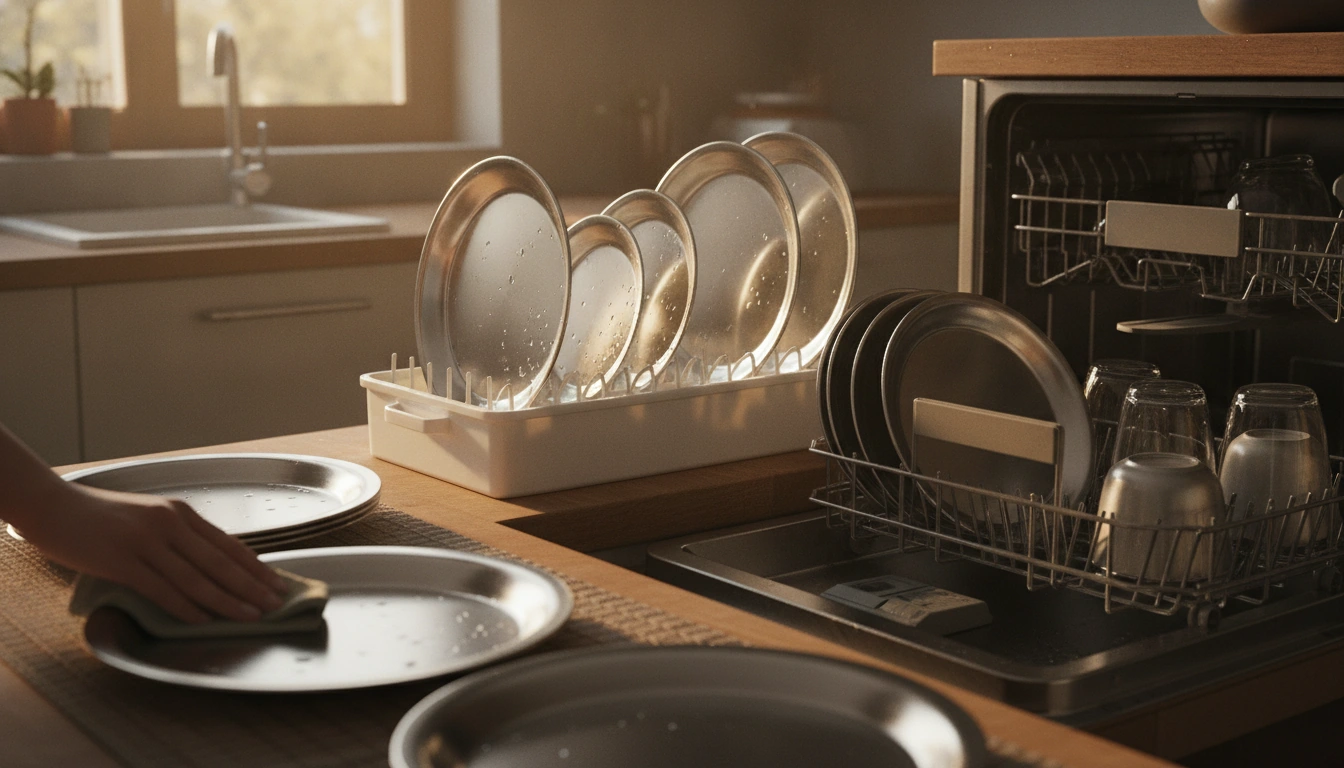 Dishwasher-Safe Stainless Dessert Plates: Mirror Shine Tips