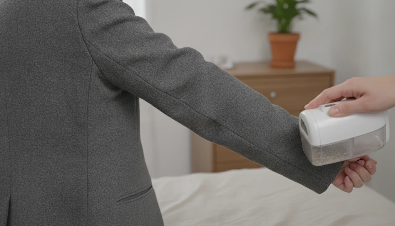 Stop Wool Knit Blazer Pilling on Sleeves & Sides