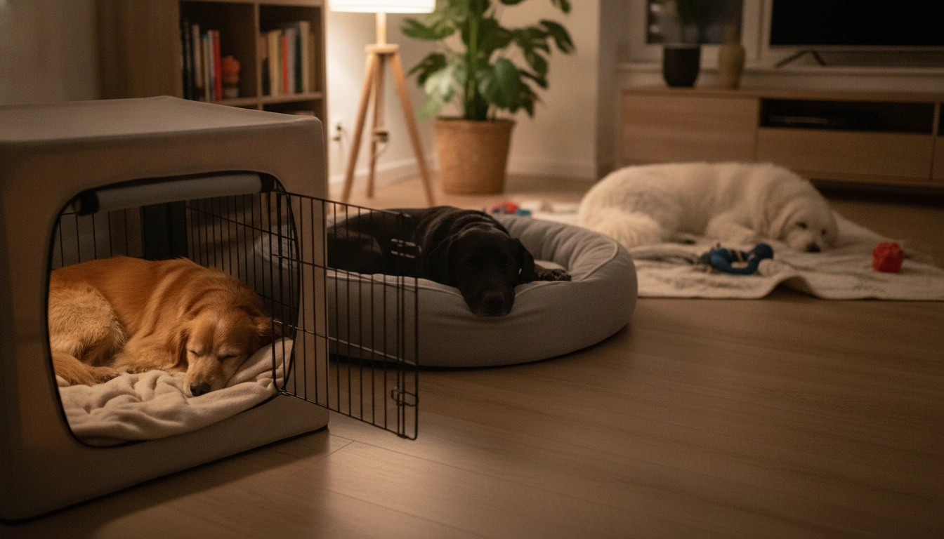 Crate, Bed, or Free-Roam: Picking Your Dog’s Best Sleep
