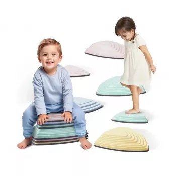 Kids Balance Stepping Stones (6-Piece) for Indoor Play